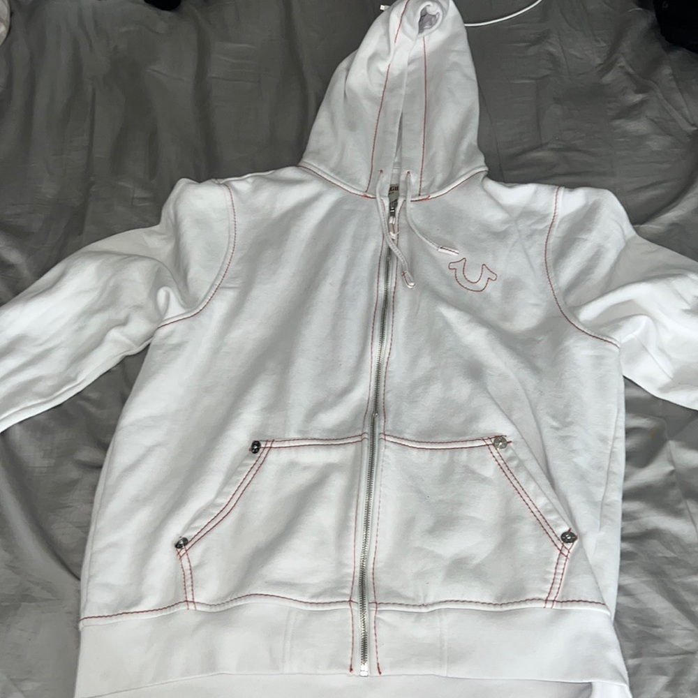 True Religion Zip Up Hoodie, Sweater